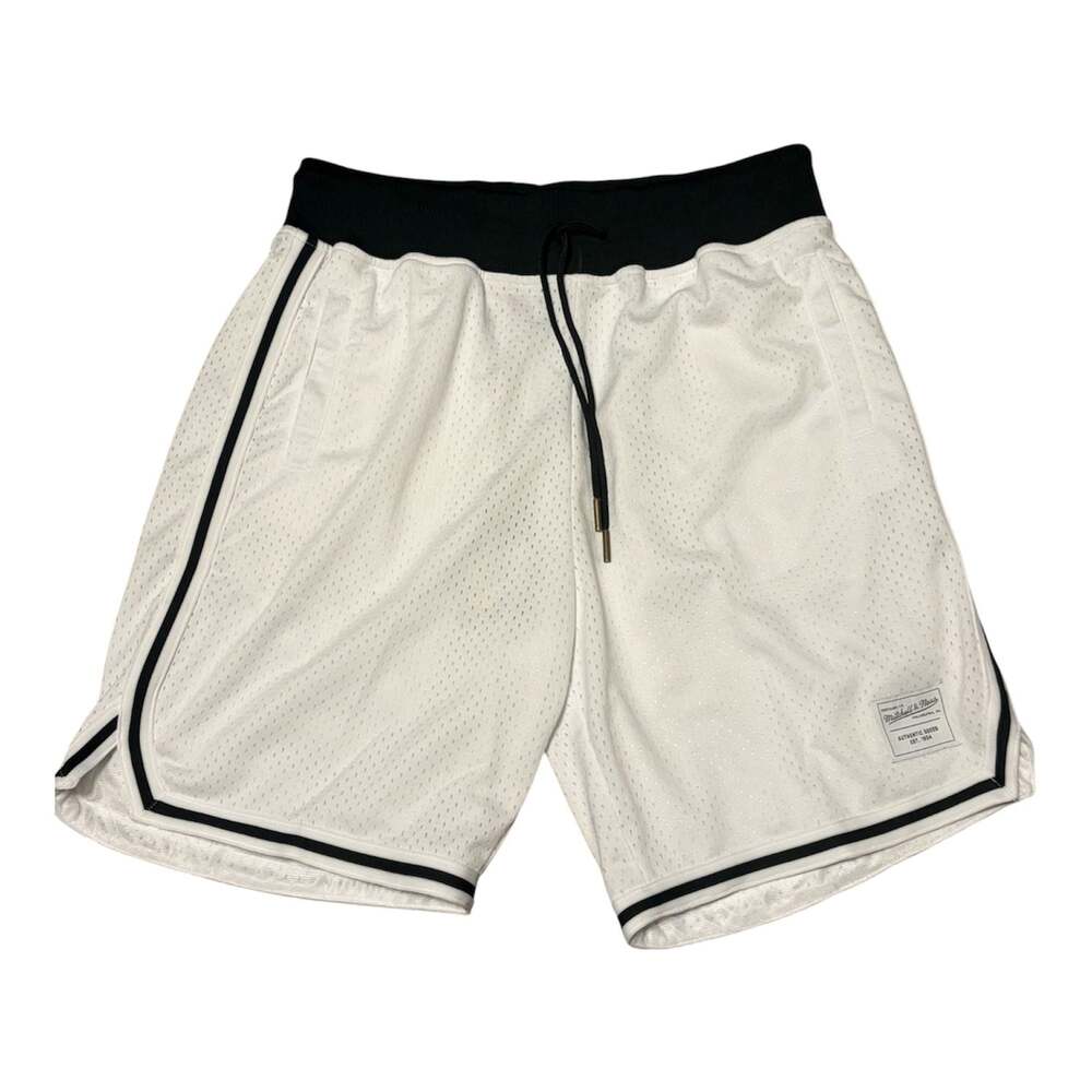 Men's White Essentials Mesh Shorts,